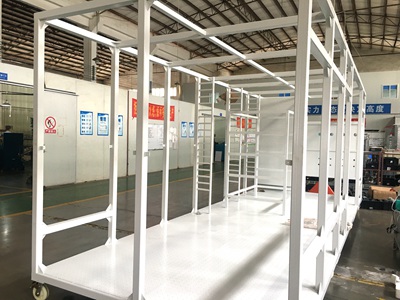 趕工出貨  直徑6米可移動(dòng)的一體化污水處理設(shè)備！