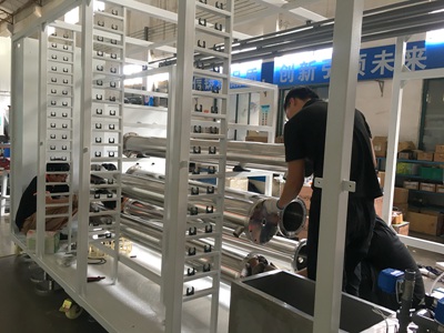 含油污水一體化處理設(shè)備組裝！準(zhǔn)備出貨！